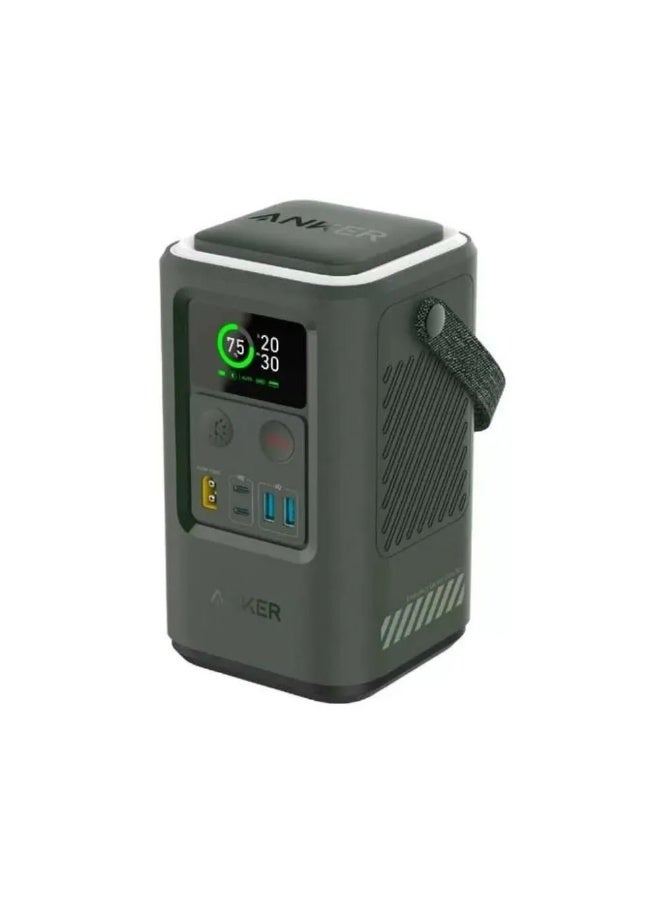 Anker 548 (PowerCore Reserve 192Wh) Power Bank, 60000mAh, 192Wh Capacity, 2x USB-C & 2x USB-A Ports, Smart Digital Display, Retractable Auto Lighting, SOS Mode, Green | 548 - Image 2